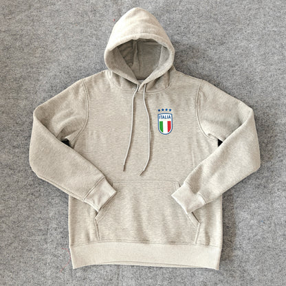 Italy - Hoodie Winter Fleece- Football Kapuzenpullover