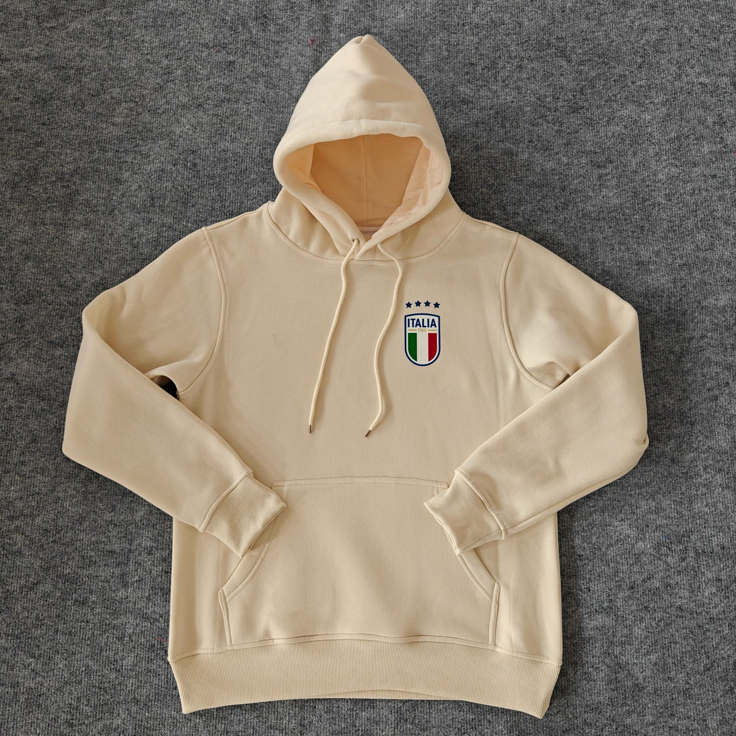 Italy - Hoodie Winter Fleece- Football Kapuzenpullover