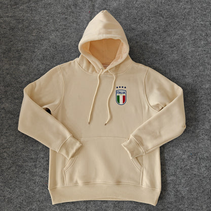 Italy - Hoodie Winter Fleece- Football Kapuzenpullover