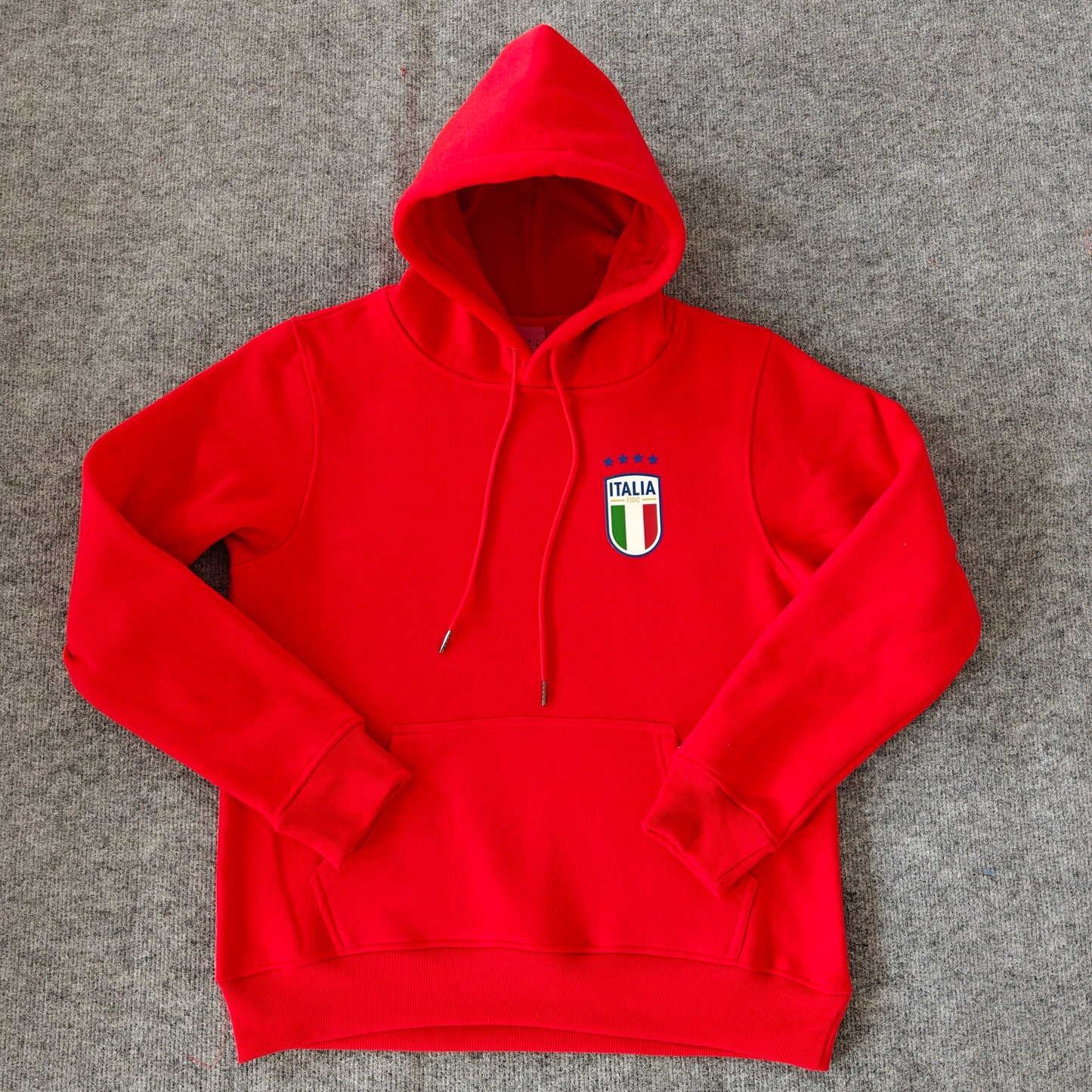 Italy - Hoodie Winter Fleece- Football Kapuzenpullover
