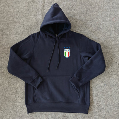 Italy - Hoodie Winter Fleece- Football Kapuzenpullover