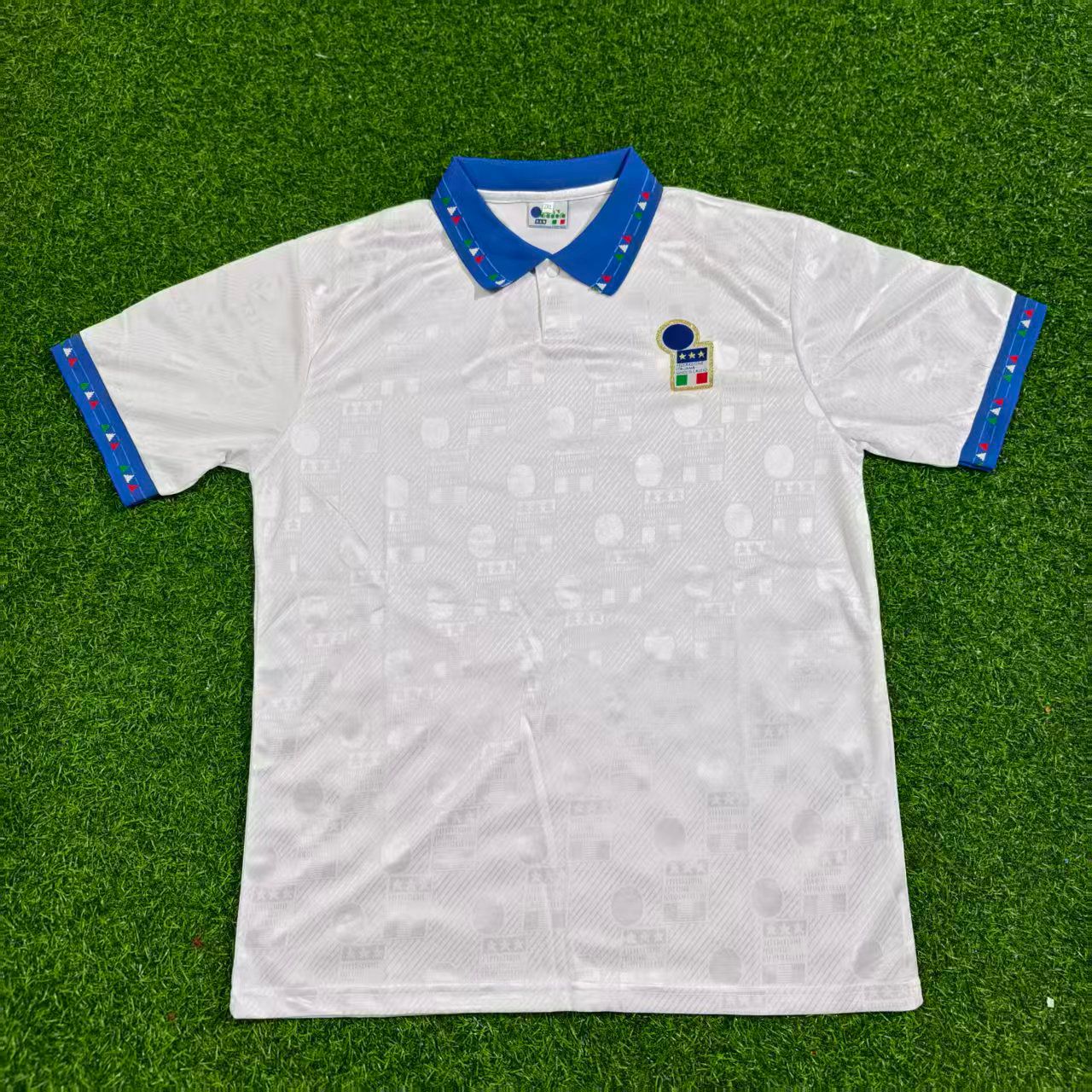 Italy 1994 Maglia Away White Retro Soccer Jersey Football Trikot