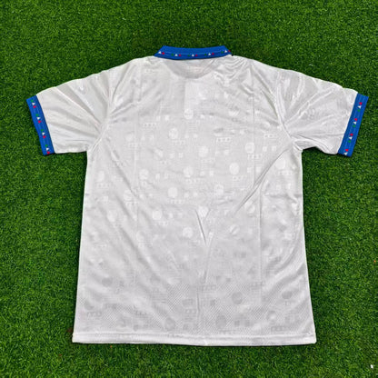 Italy 1994 Maglia Away White Retro Soccer Jersey Football Trikot