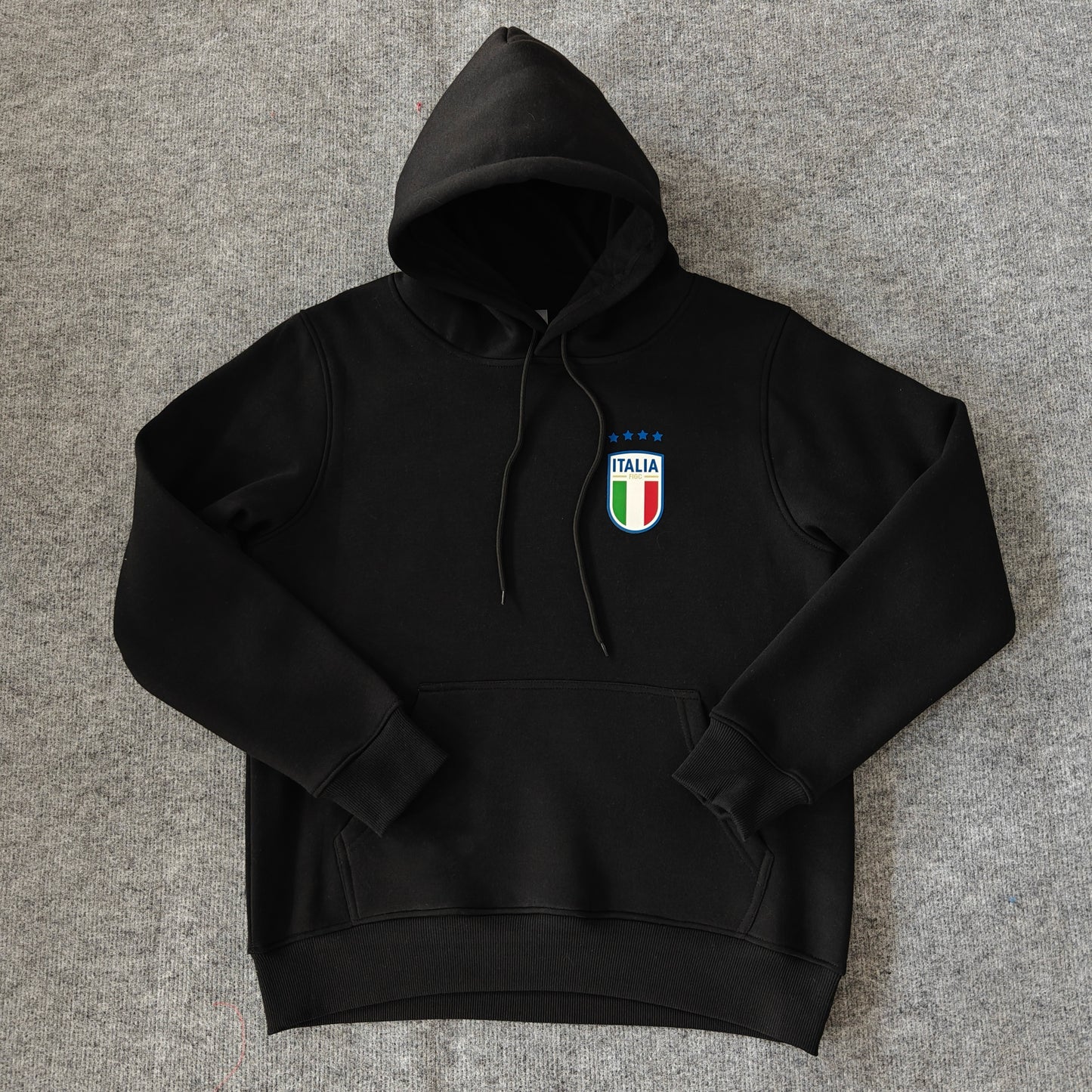 Italy - Hoodie Winter Fleece- Football Kapuzenpullover