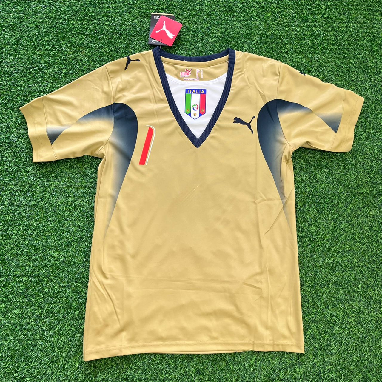 ★新品未使用★2006 イタリア代表　GK ユニフォーム　ブッフォン選手 italygianliugibuffon2006goalke