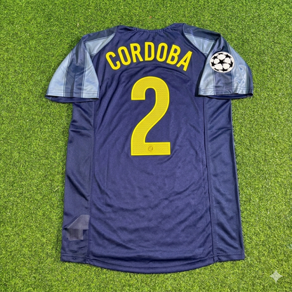 Iván Córdoba #2 Inter Milan 2004-05 Retro Football Jersey Kit