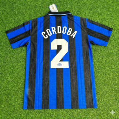 Ivan Cordoba Inter Home Retro Football Jersey