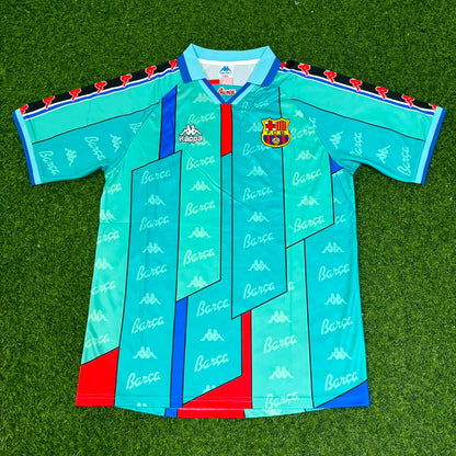 Ivan de la Pena Barcelona 1996 1997 Retro Football Jersey