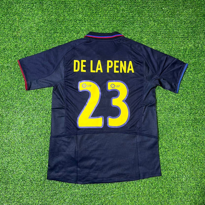 Ivan de la Pena Barcelona Retro Season Retro Football Jersey Trikot
