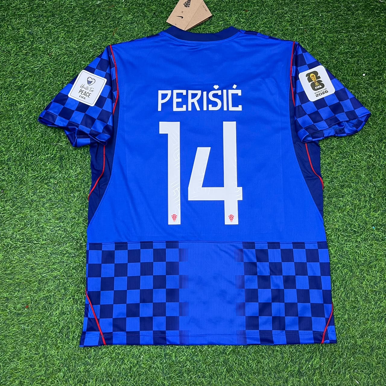 Ivan Perišić Kroatien 2026 WM Heim Trikot Blau