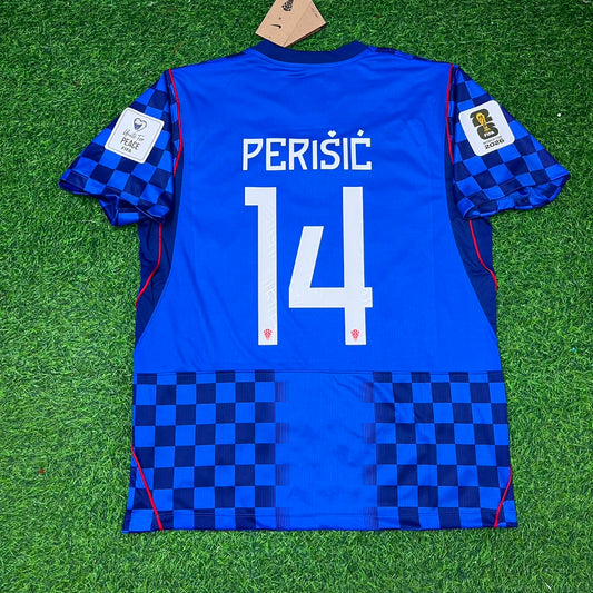 Ivan Perišić Croatia 2026 World Cup Home Blue Football Jersey