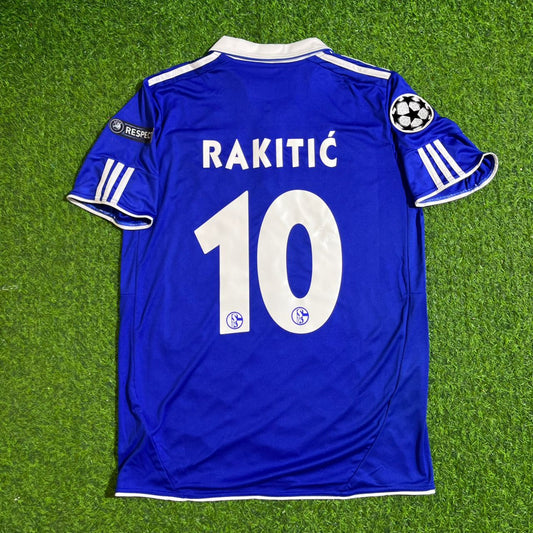 Ivan Rakitić 10- Schalke 04 Season 2010- 11 Retro Champions League Football Jersey Trikot Soccer Shirt