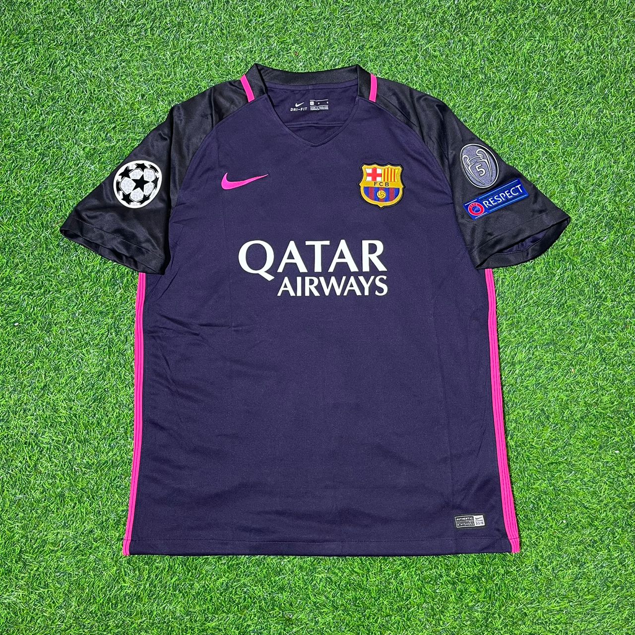 Ivan Rakitic 2014/15 Retro Black Pink Jersey Maillot Trikot Maglia