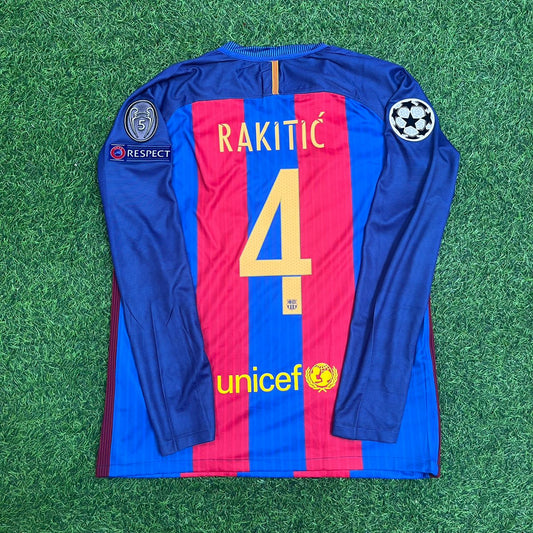 Ivan Rakitić Barcelona 2016 Heim-Fußballtrikot-Set