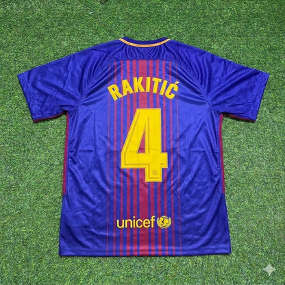 Ivan Rakitić 4- Maillot de football de Barcelone saison 2017/2018