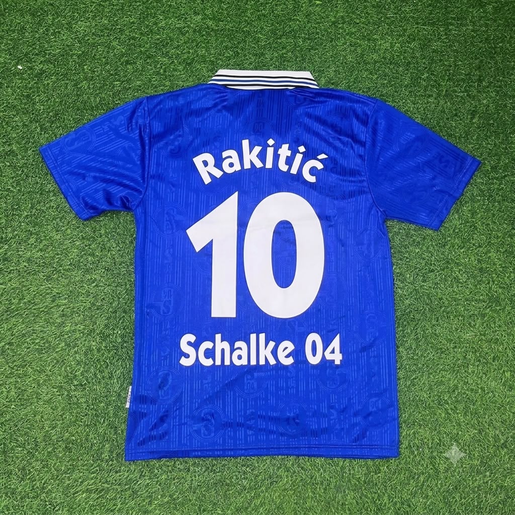 Ivan Rakitic Schalke 04 Heim Retro Fußballtrikot