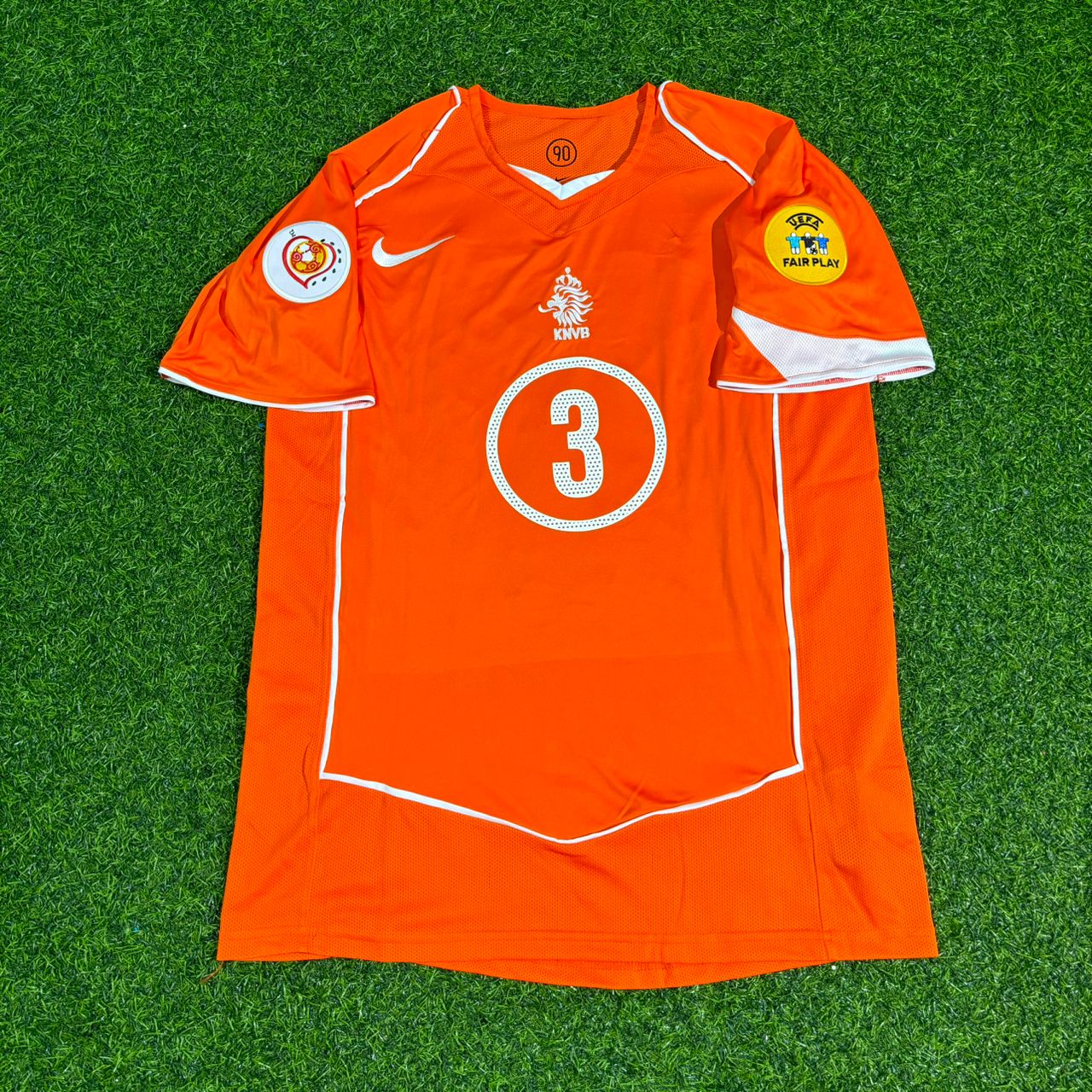 Jaap Stam Netherlands EURO 2004 Home Retro Jersey Trikot