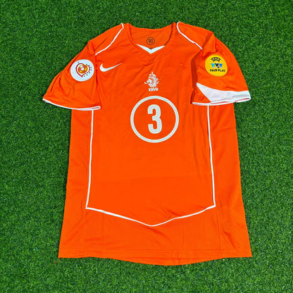Jaap Stam Netherlands EURO 2004 Home Retro Jersey Trikot