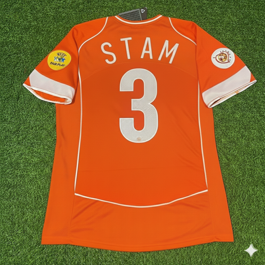 Jaap Stam Netherlands EURO 2004 Home Retro Jersey Trikot