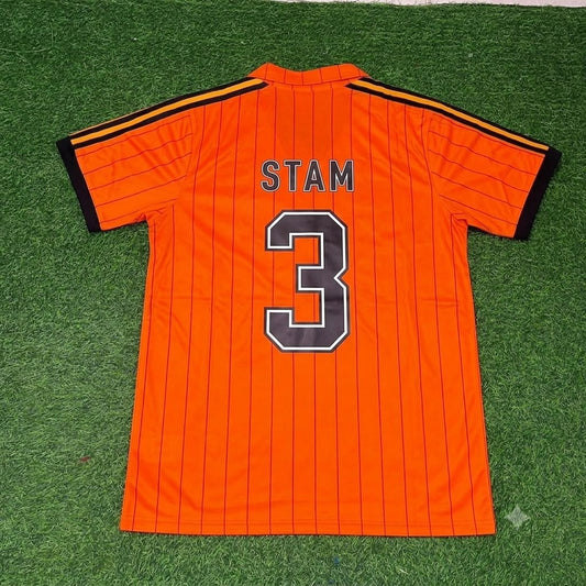 Jaap Stam Netherlands Retro Home Football Jersey Trikot Maillot