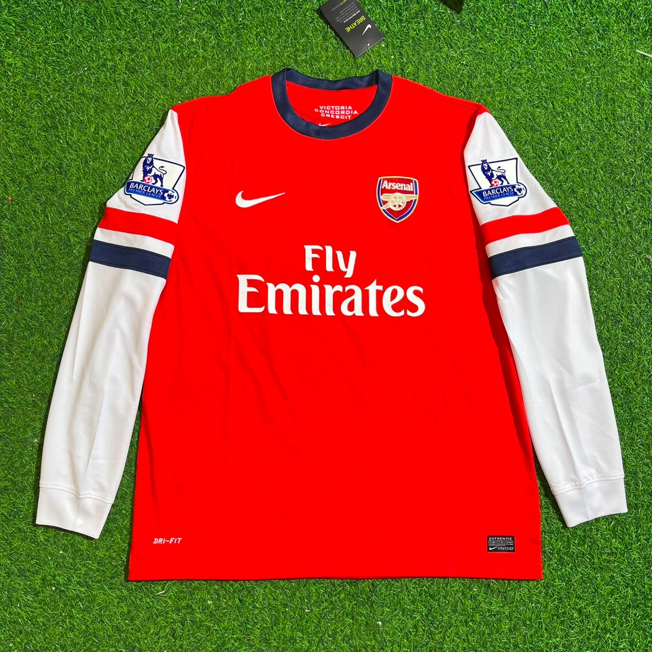 Jack Wilshere Arsenal 2011-2012 Retro Kit Jersey Trikot Maglia Soccer Shirt