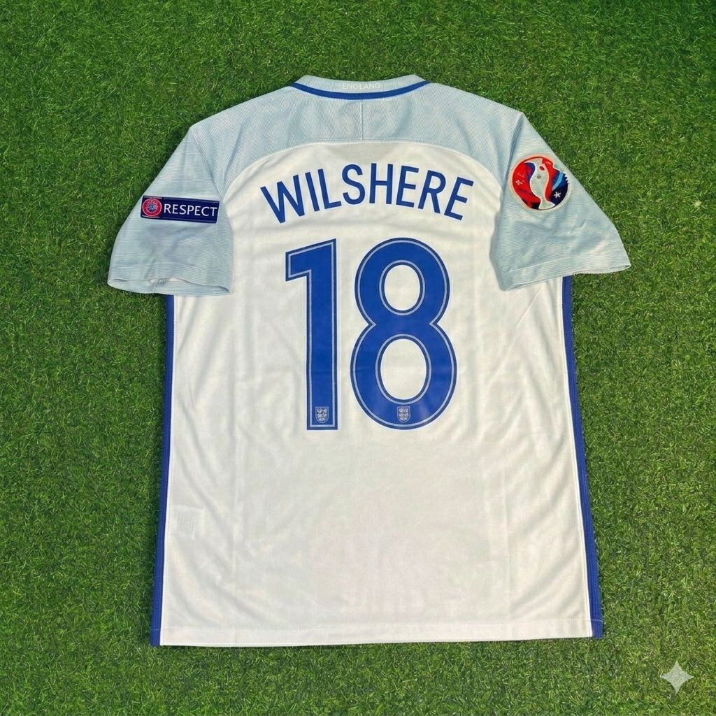 Jack Wilshere #18 England Euro 2016 Home Retro Jersey