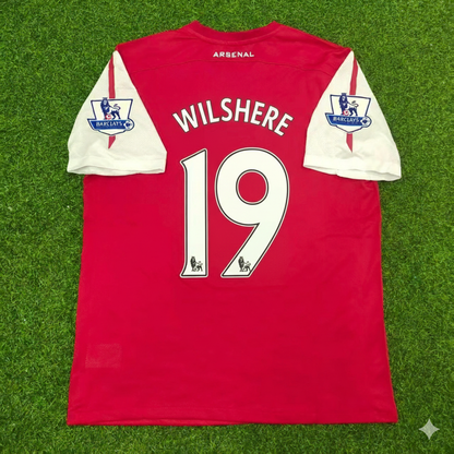 Jack Wilshere Arsenal 2010-2011  Retro Kit Jersey Trikot Maglia Soccer Shirt