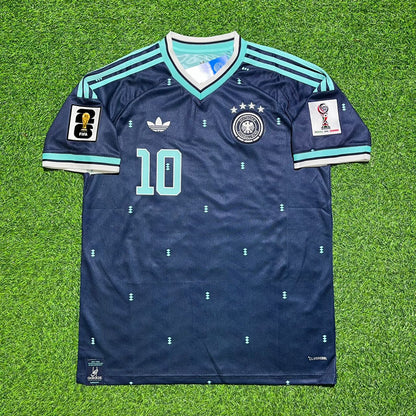 Jamal Musiala #10 Germany 2026 World Cup Away Blue Jersey Trikot