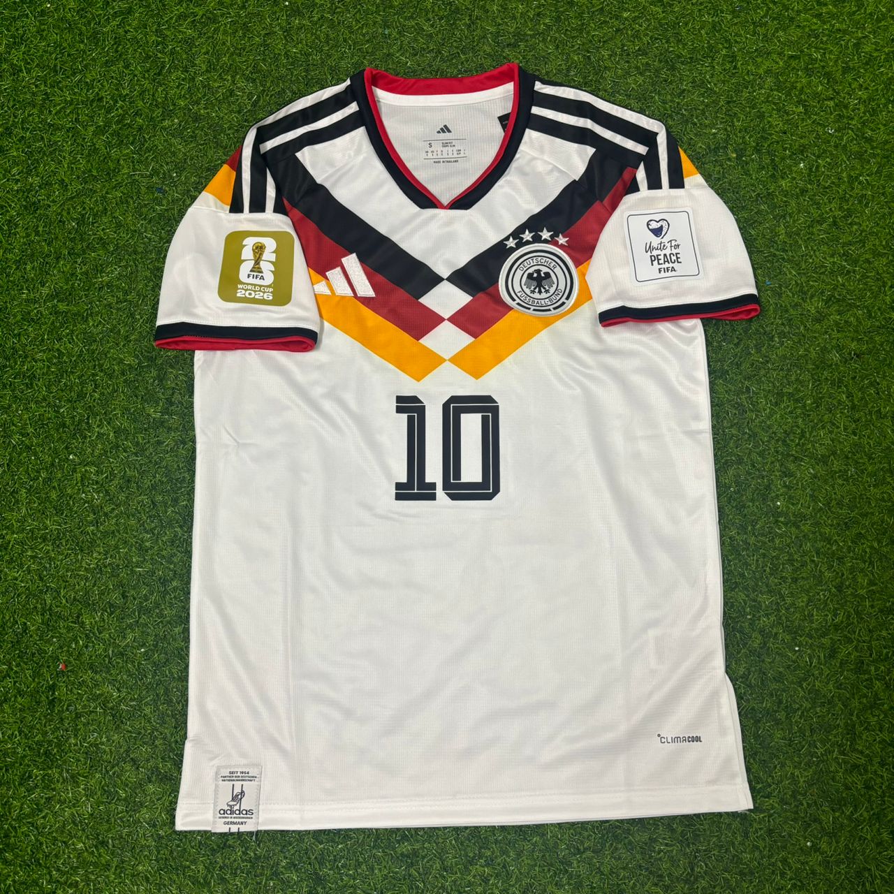 Jamal Musiala #10 Germany 2026 World Cup Home Jersey Trikot Maillot