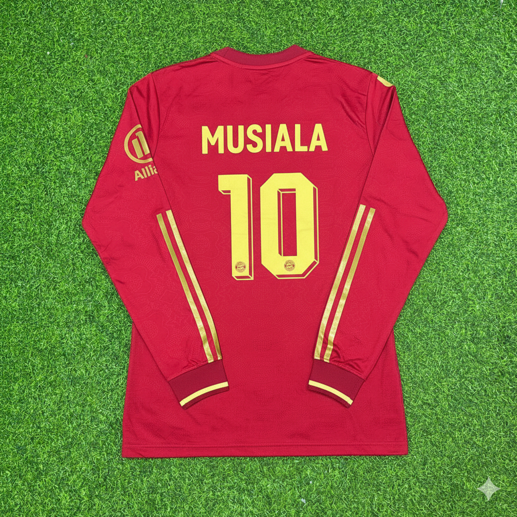 Jamal Musiala 10- Bayern München 125 Jahre Spezial-Edition Fußballtrikot