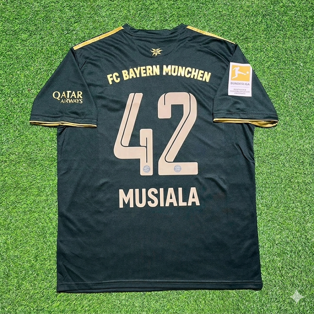 Jamal Musiala #42 Bayern Munich 2021 2022 Oktoberfest Special Edition Jersey