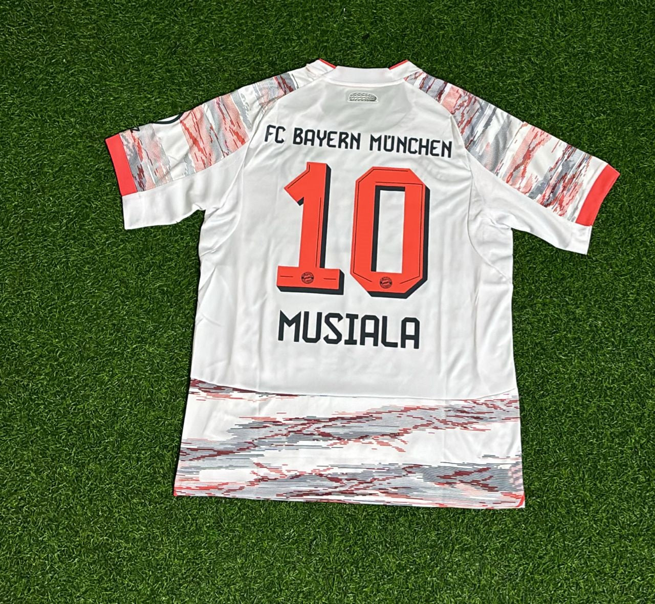 Jamal Musiala Bayern Munich 2025-26 Away New Season Football Jersey Kit