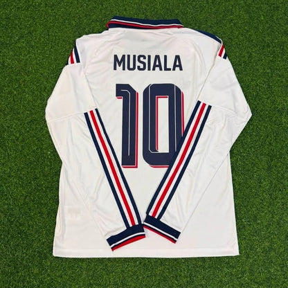 Jamal Musiala #10 Bayern Munchen 2027 Away Long Sleeve New season Trikot Soccer Shirt