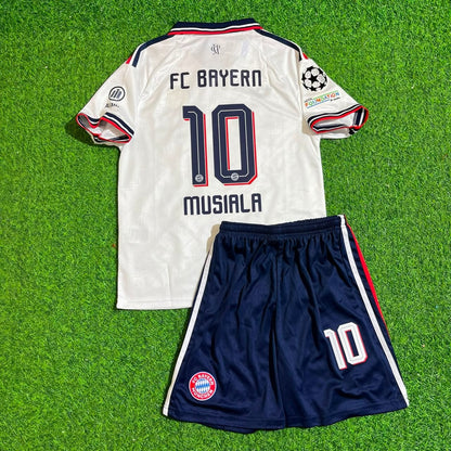 Jamal Musiala Bayern Munich 2027 New Season Away Kids New Season Football Jersey Kit