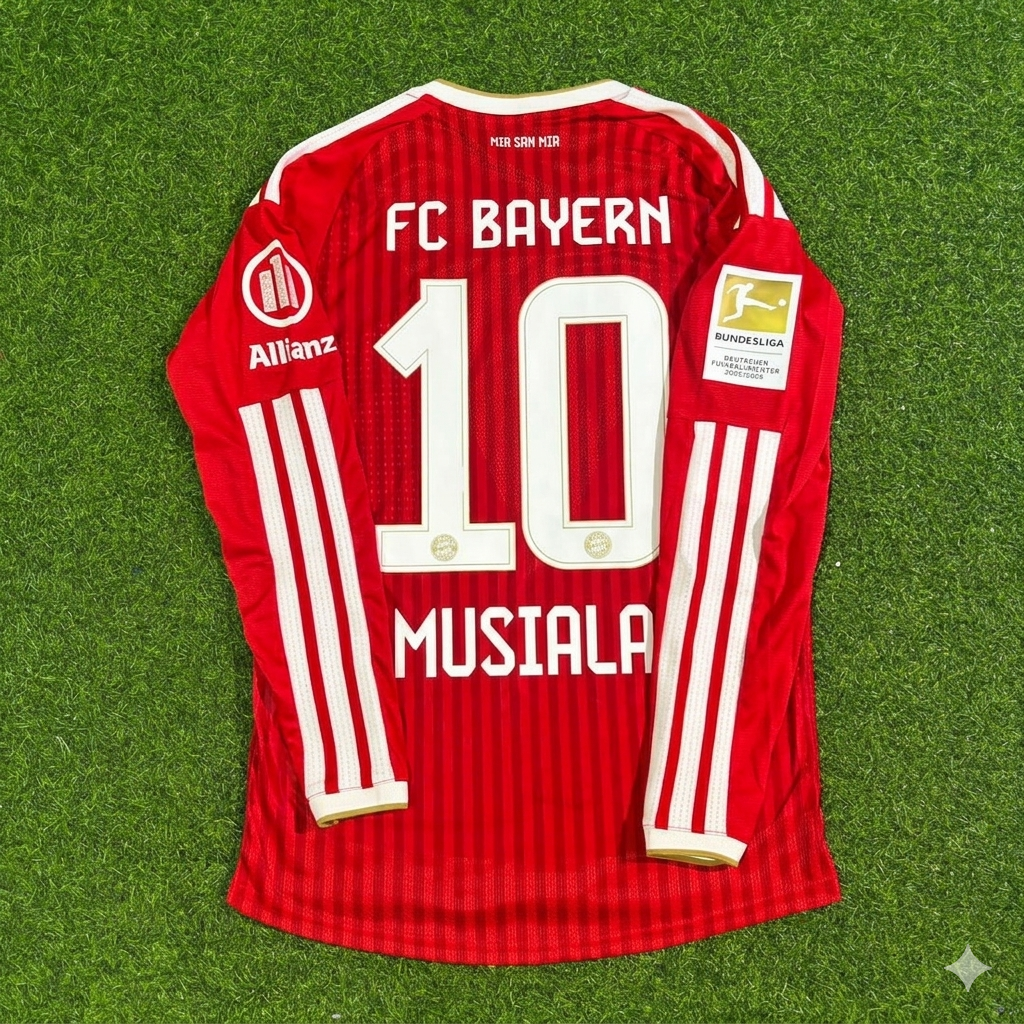 Jamal Musiala #10 Bayern Munich 2027 Championship Long Sleeve Football Jersey