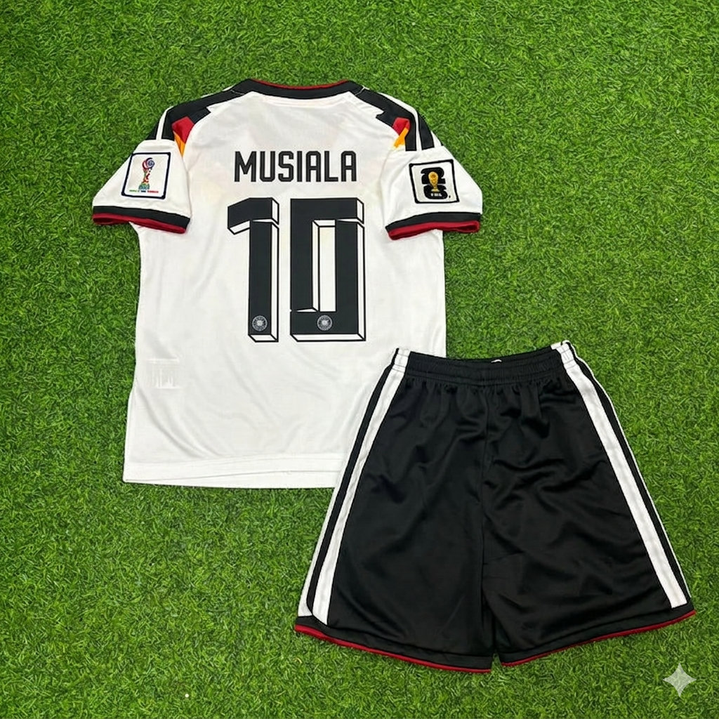 Jamal Musiala 10# Germany 2026 World Cup Kids Home Football Jersey