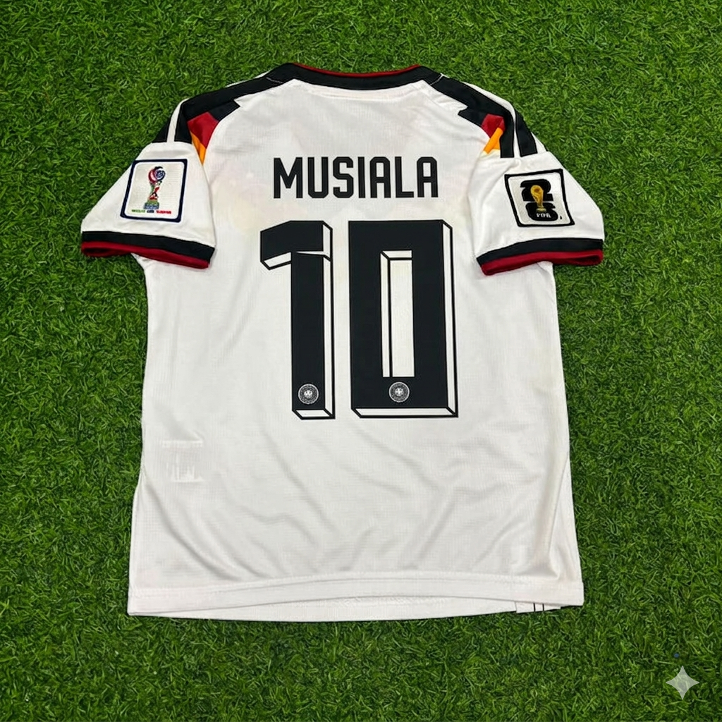 Jamal Musiala #10 Germany 2026 World Cup Home Jersey Trikot Maillot
