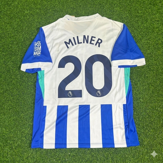 James Milner #20 Brighton 2026 New Season Football Jersey