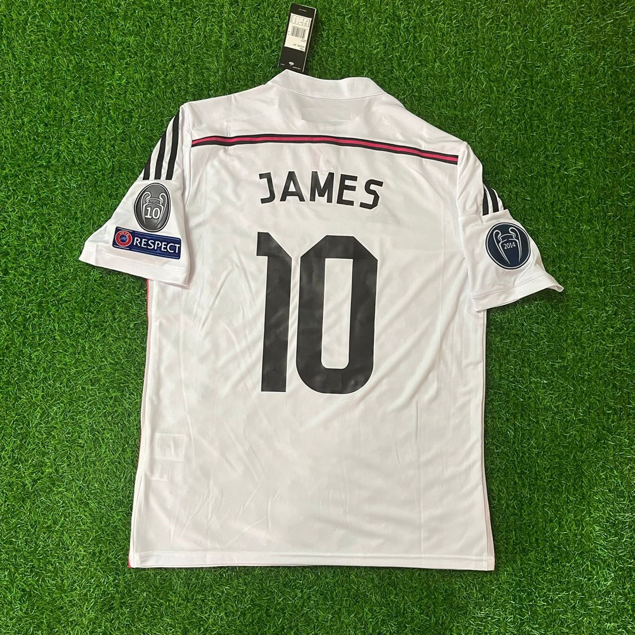 James Rodriguez Real Madrid 2014 2015 Retro Jersey Soccer Shirt Trikot