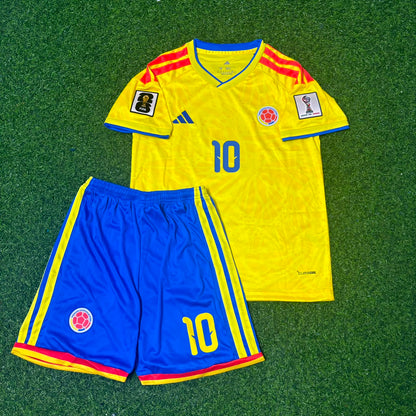 James Rodríguez #10 Kids Colombia 2026 World Cup Football Jersey