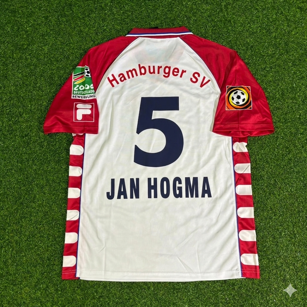 Nico-Jan Hoogma #5 Hamburger SV Heim Retro Fußballtrikot