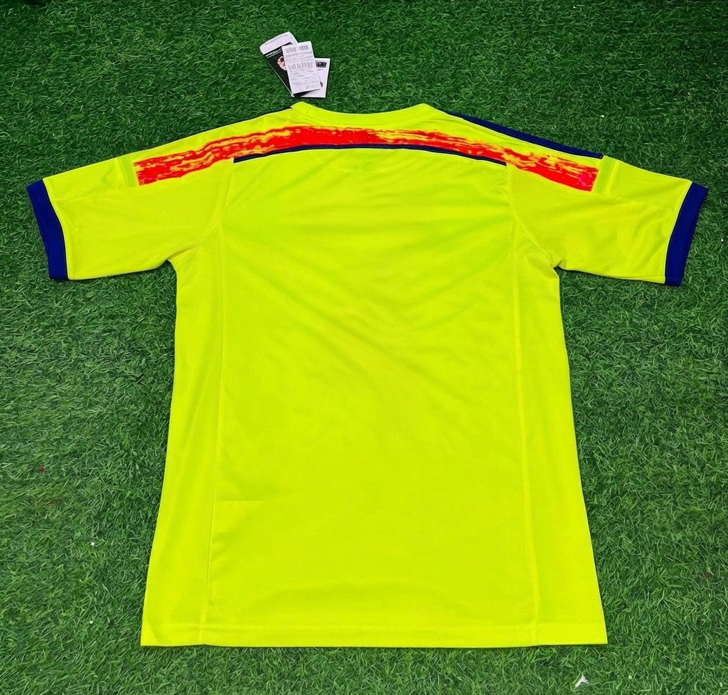 Japan 2014 World Cup Yellow Away Retro Jersey