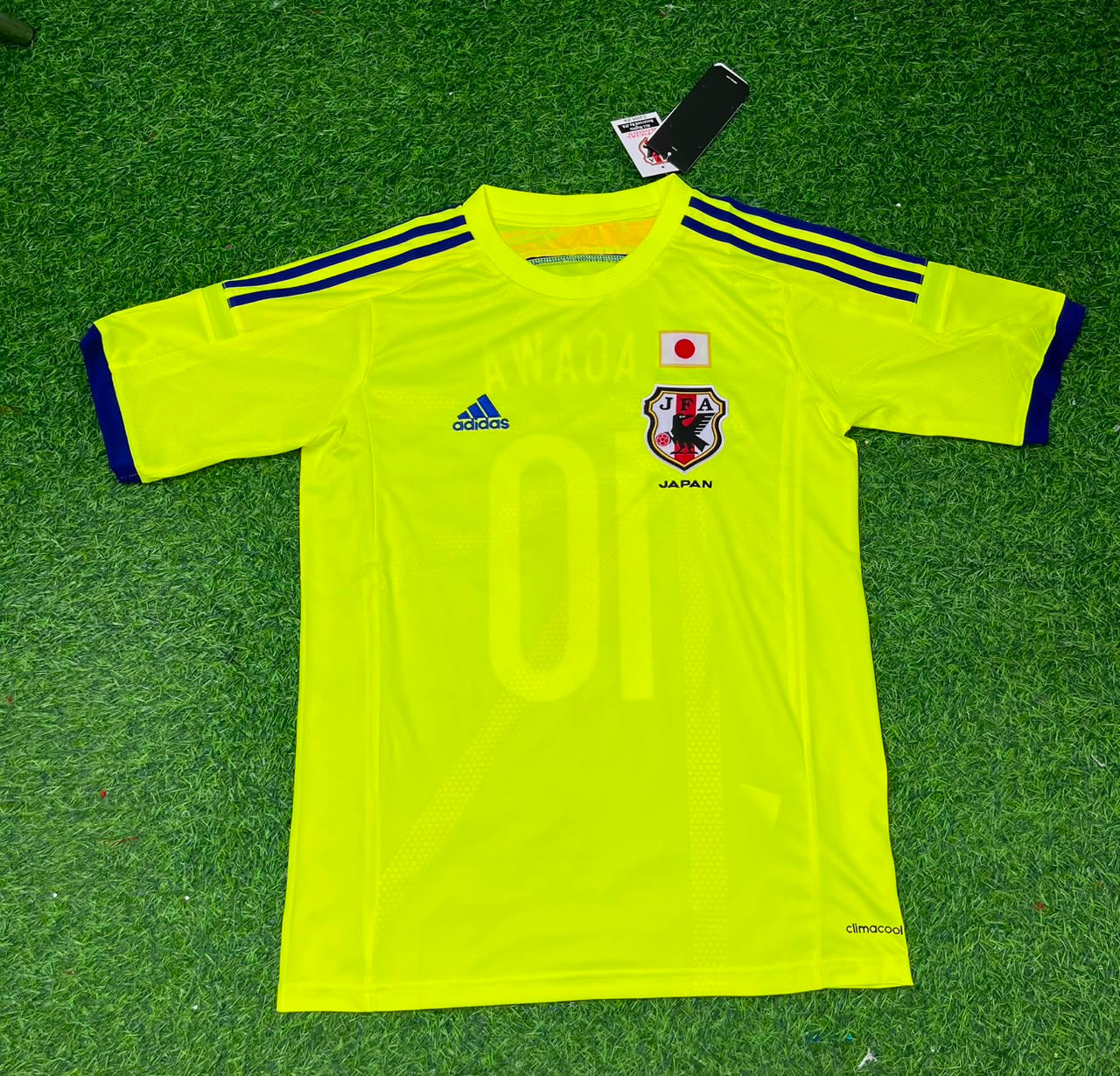 Atsuto Uchida Japan 2014 World Cup Yellow Away Retro Jersey