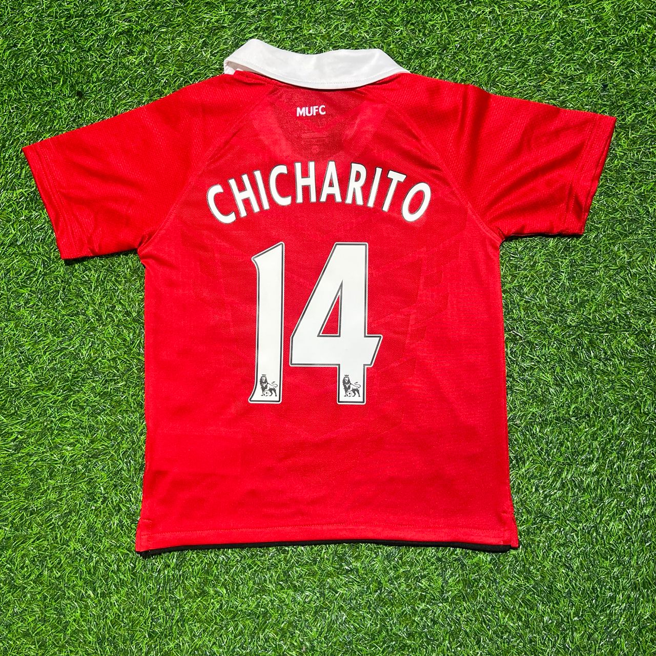 Javier Hernández Chicharito Manchester United 2010/2011 Retro Home Football Jersey