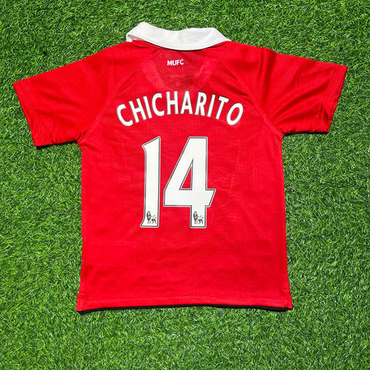 Javier Hernández Chicharito Manchester United 2010/2011 Retro Home Football Jersey