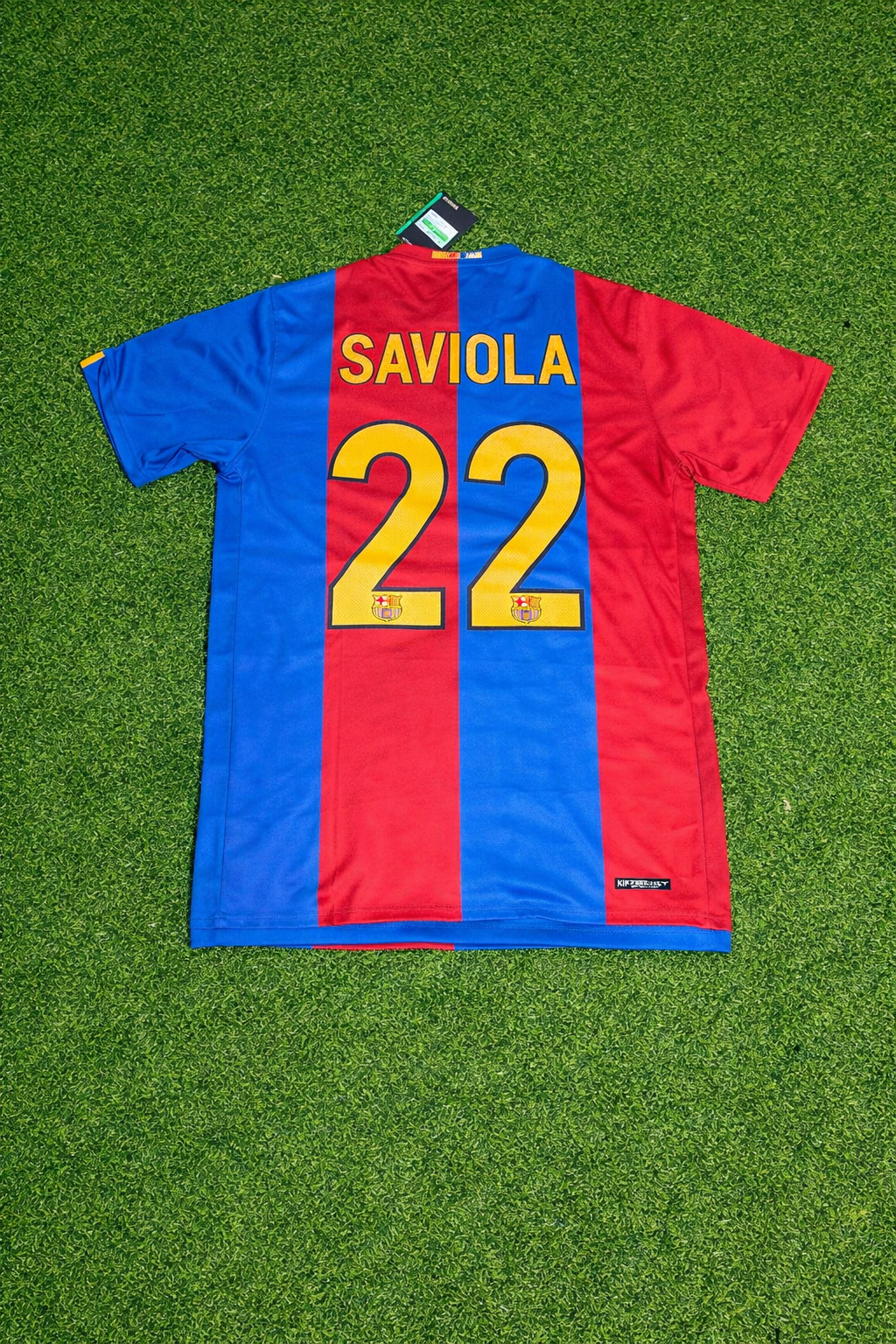 Javier Saviola Barcelona 2006/2007 Home Retro Football Jersey