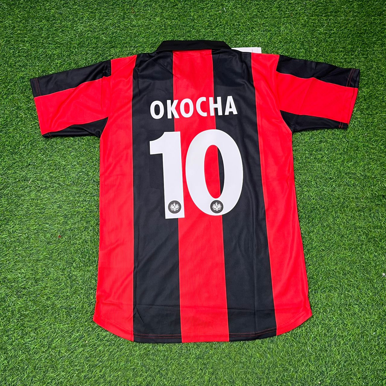 Jay-Jay Okocha Eintracht Frankfurt Retro Football Jersey