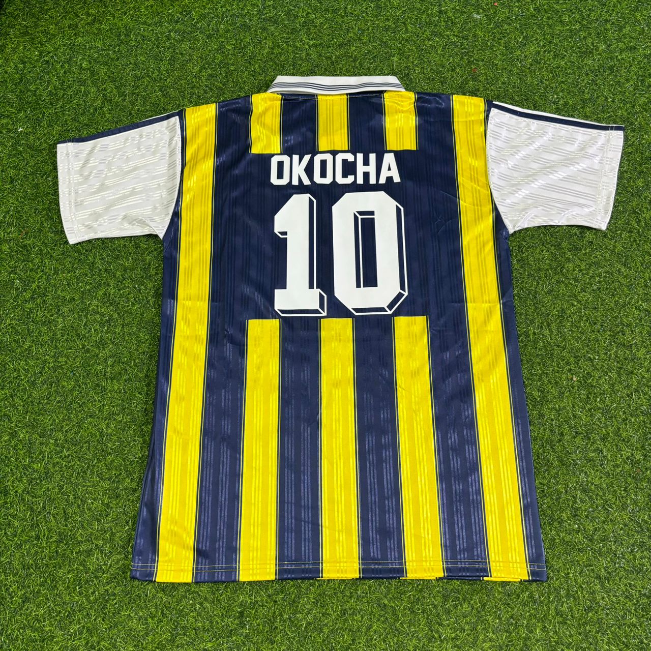 Jay Jay Okocha Fenerbahce 1996-1997 Retro Football Jersey