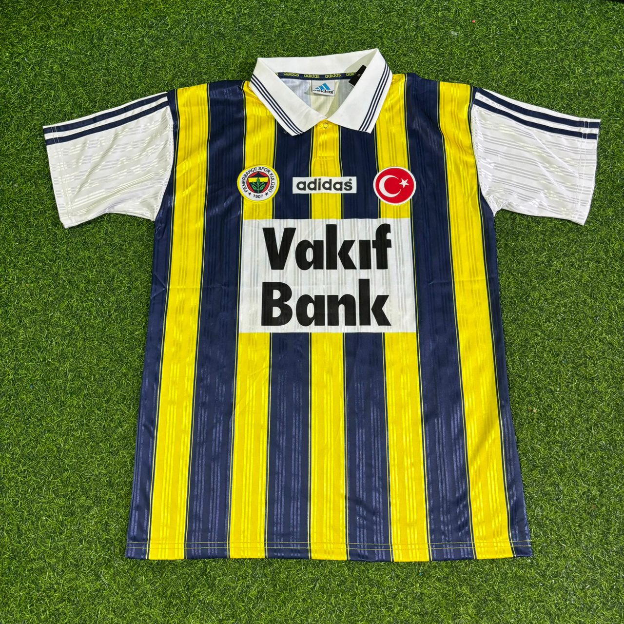 Jay Jay Okocha Fenerbahce 1996-1997 Retro Football Jersey