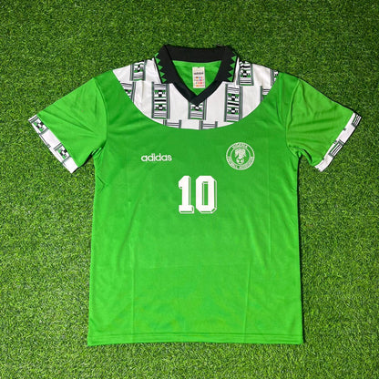 Jay-Jay Okocha Nigeria 2002 World Cup Retro Football Jersey Kit